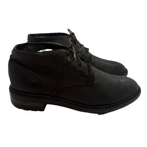 Frye Bowery Leather Chukka Ankle Boots Mens Size 11.5 M Dark Brown 3480032 Italy